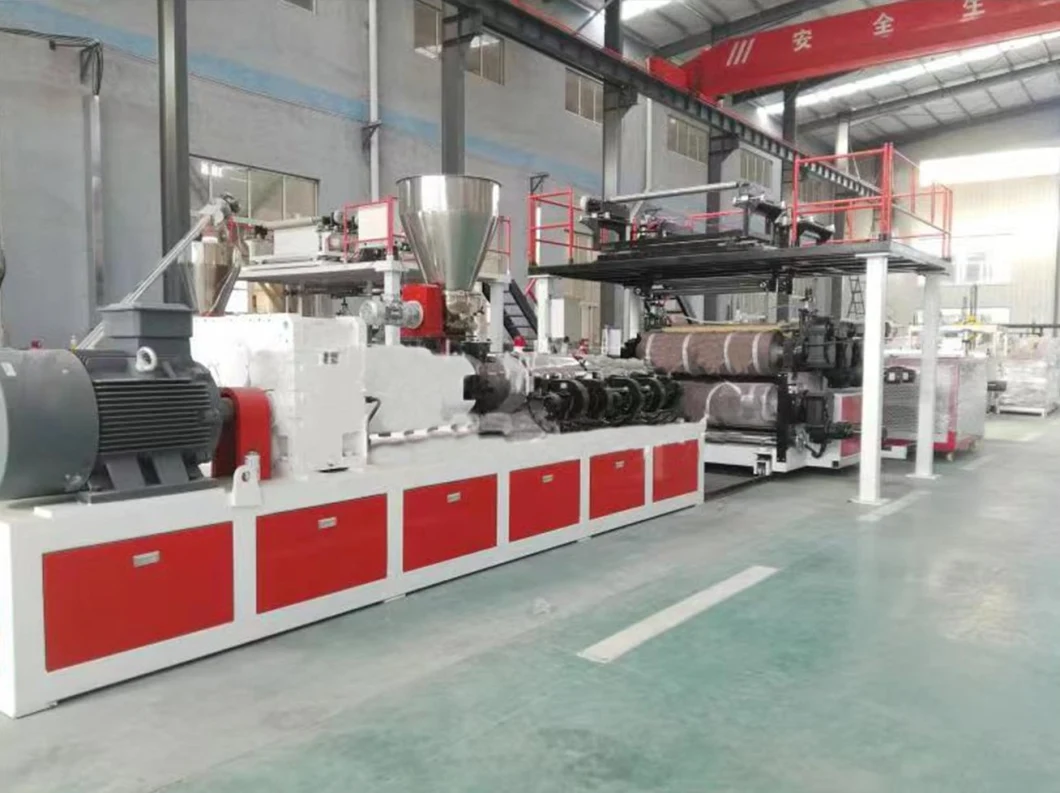 Hallmark Easy Adjusted High Quality Spc PVC Board Production Line Professional Spc Flooring Extruder