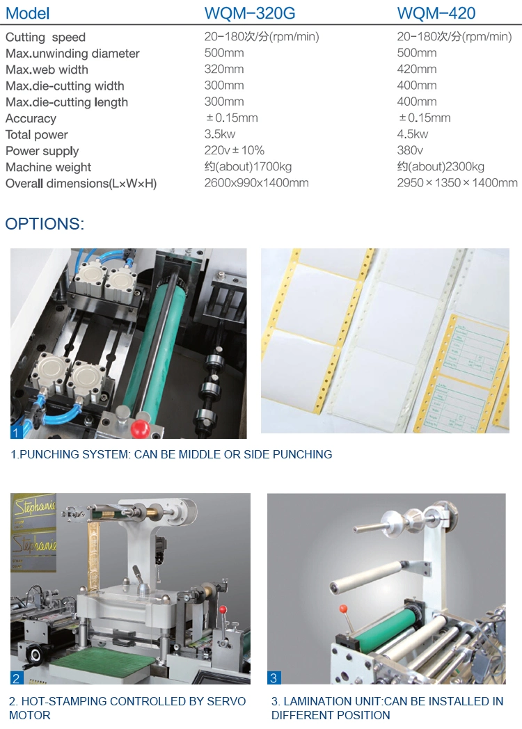 Sticker Label Flat Bed Hot Foil and Die Cutting Machine